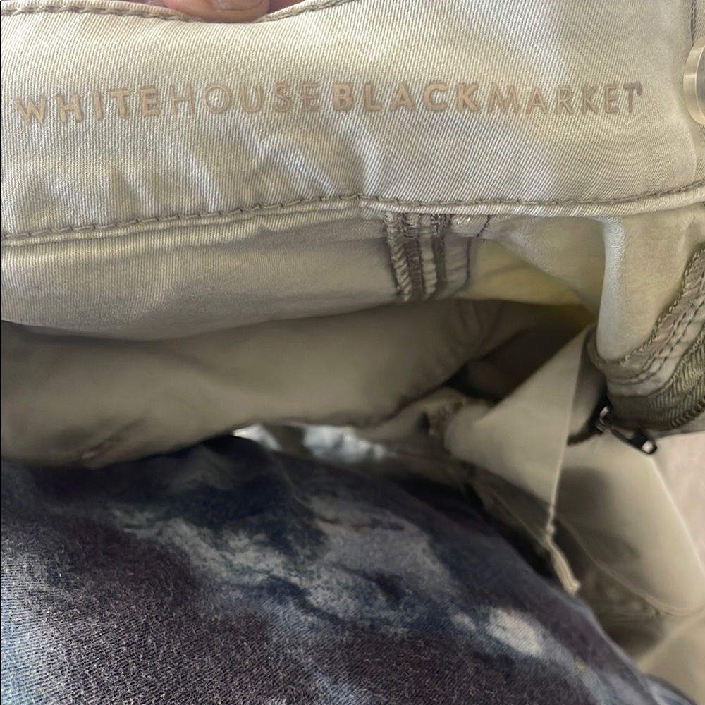 White House Black Market Tan Cargo Jumpsuit Relaxed Fit - Picture 10 of 10